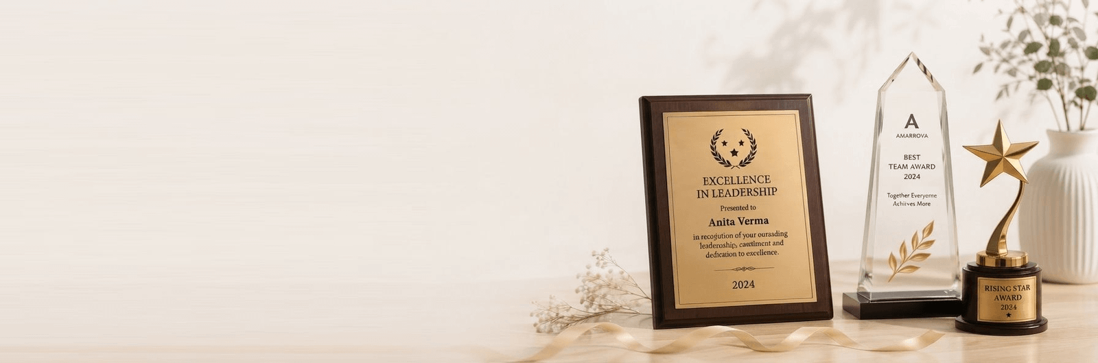 Handcrafted Awards, Plaques and Crystals